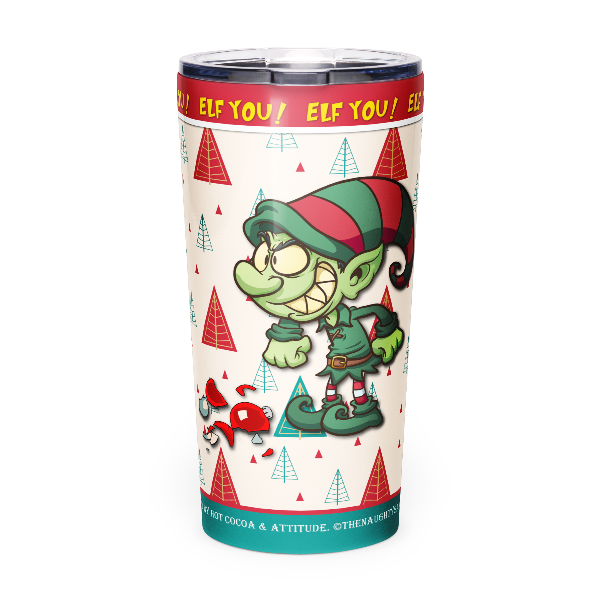Elf You! Naughty Elf 20oz Stainless Steel Tumbler