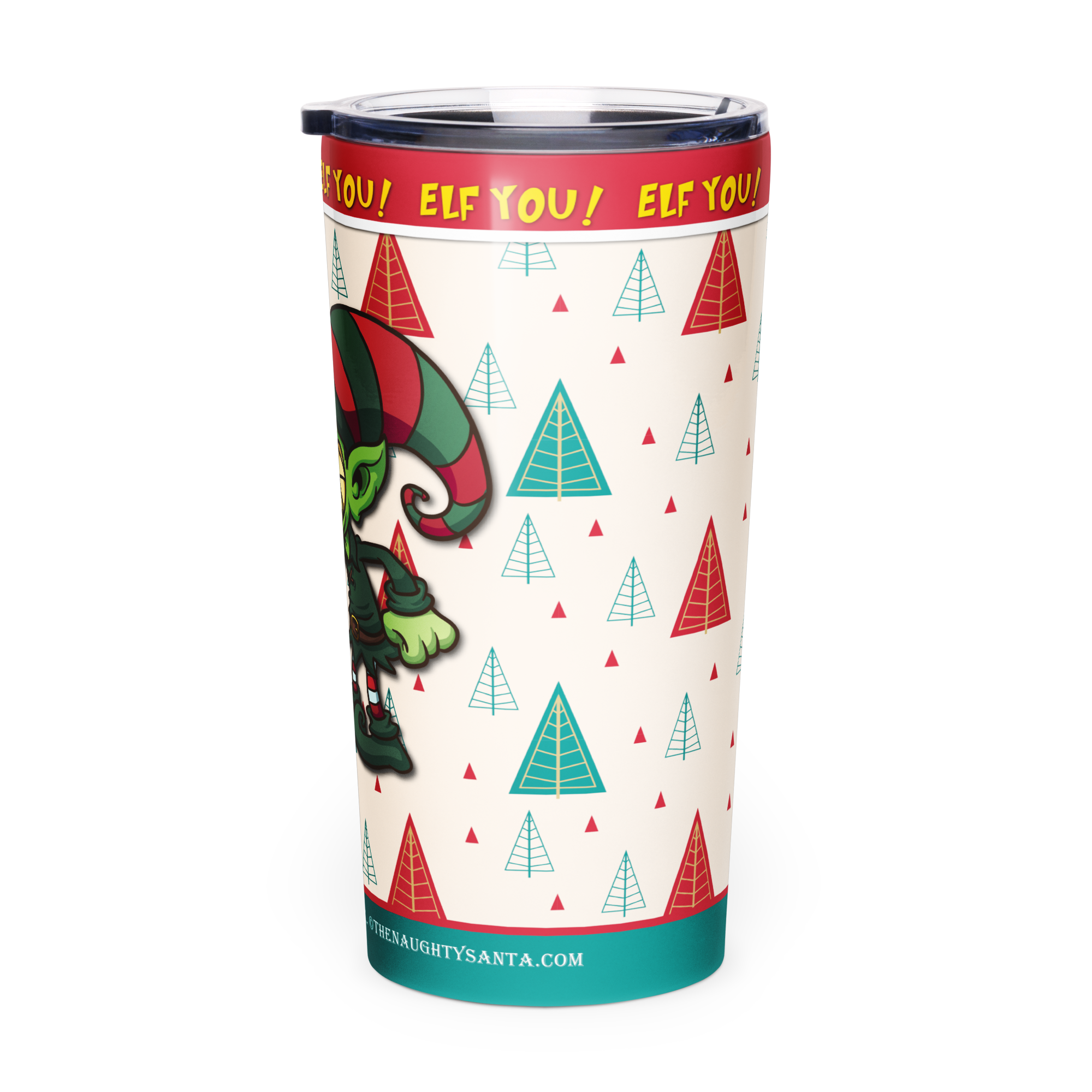 Elf You! Naughty Elf 20oz Stainless Steel Tumbler