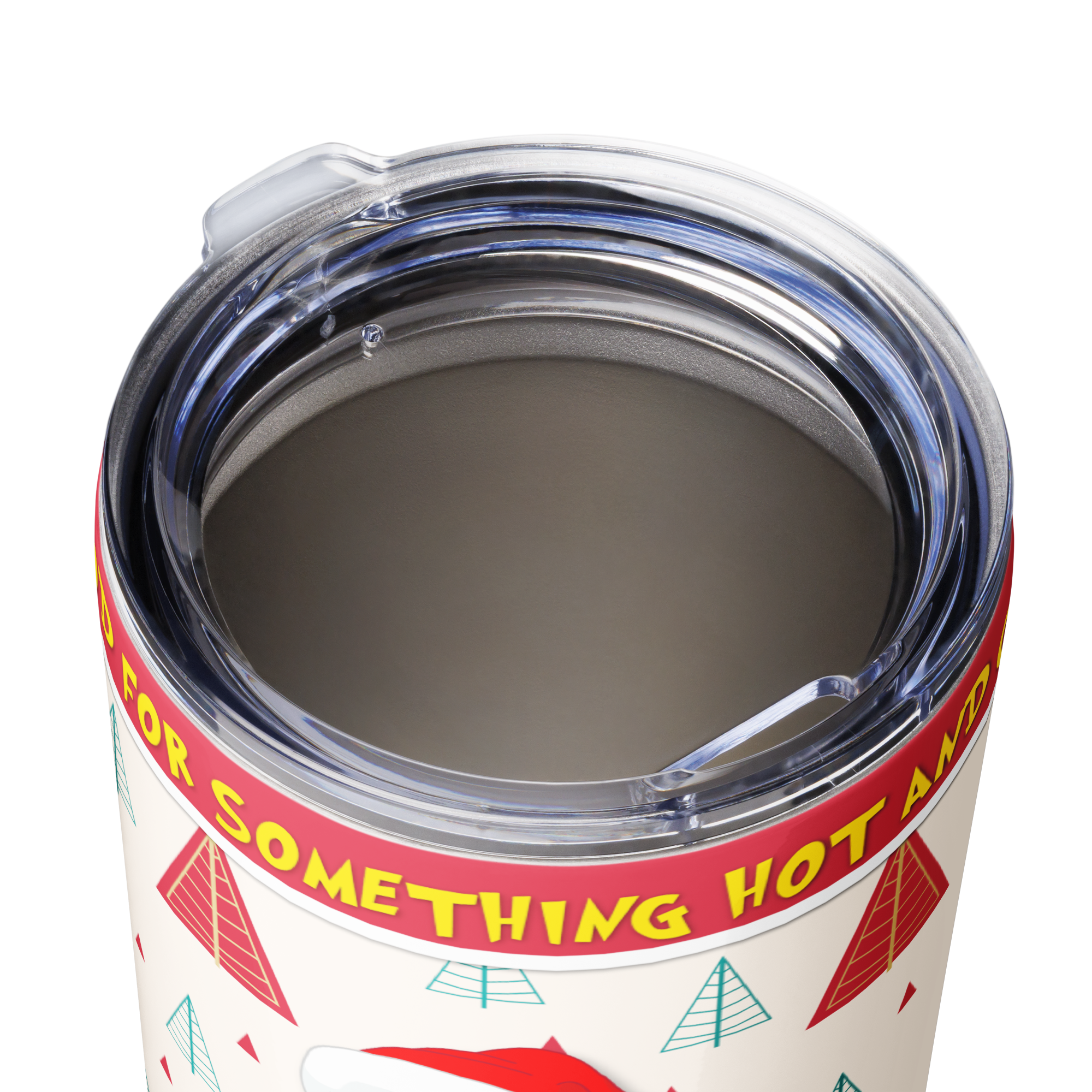 Hot & Chocolate Black Santa 20oz Stainless Steel Tumbler